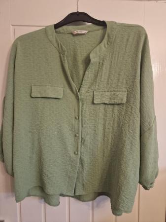 Image 1 of Ladies blouse, worn twice...size 18...lovely comfortable top