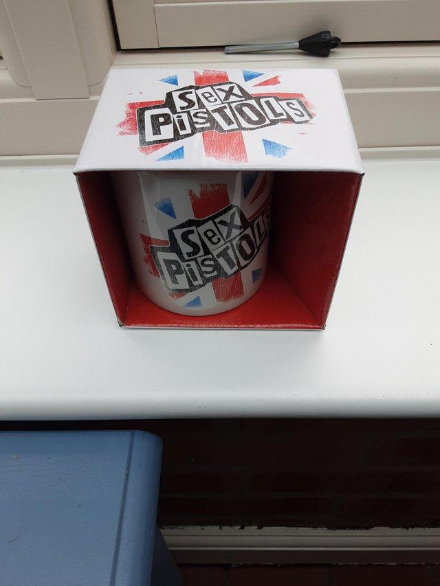 Preview of the first image of Sex pistols tea/coffee mug,brand new in unopened packaging..
