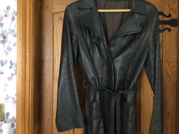 Image 3 of Ladies brown leather coat