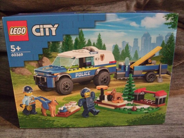 Preview of the first image of Bargain New Lego City Mobile Police Dog Training Bargain.