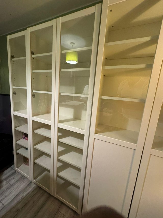 Preview of the first image of 3 separate cupboards being sold as a set.