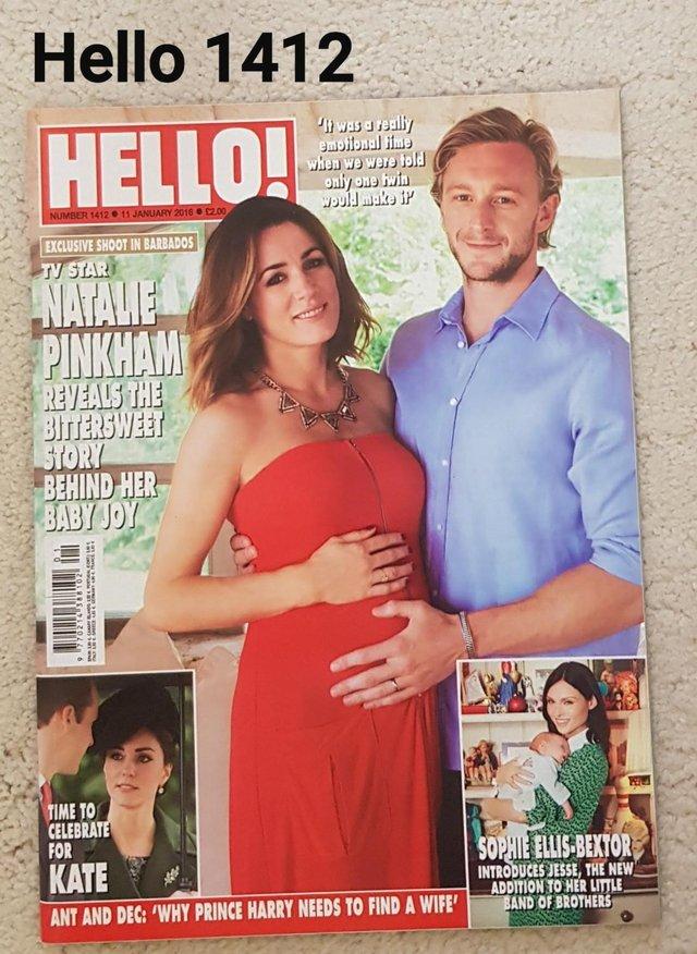 Preview of the first image of Hello Magazine 1412 - Natalie Pinkham - Baby Joy.