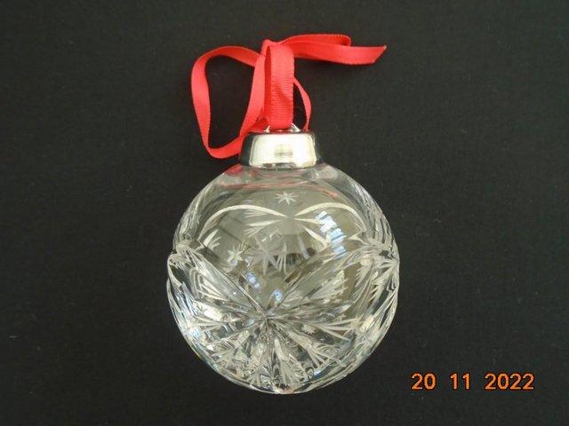 Preview of the first image of Ruckl Lead Crystal Christmas Decoration.