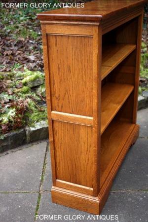 Image 53 of AN OLD CHARM VINTAGE OAK OPEN BOOKCASE CD DVD CABINET STAND