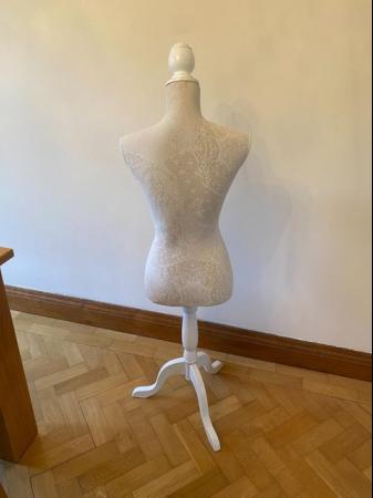 Image 2 of Manikin for clothes, white, wood