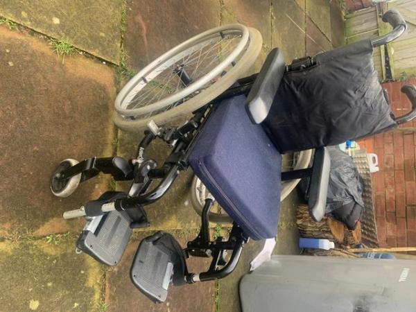 Image 1 of SELF PROPEL FOLDING WHEELCHAIR WITH CUSHION