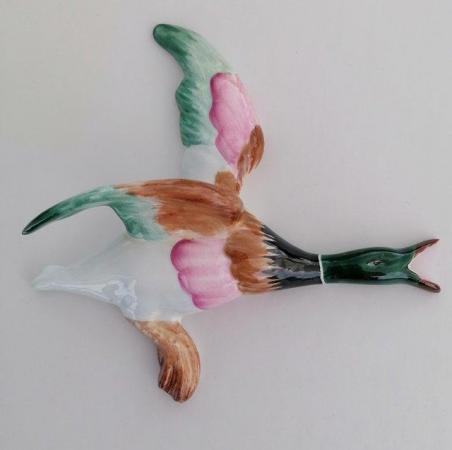Image 3 of Vintage ceramic flying wall ducks