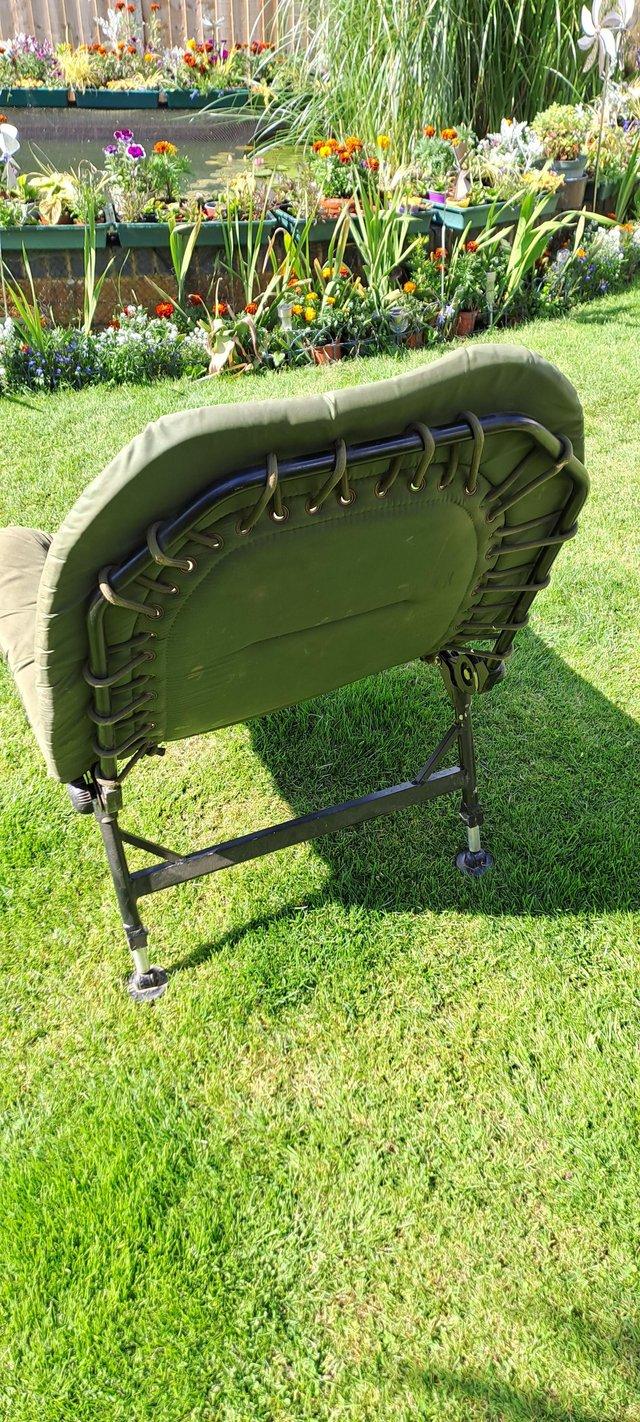 Preview of the first image of JRC folding fishing chair in good used condition.