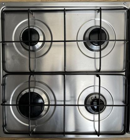 Image 3 of Smeg S64S Built in Gas Hob in Stainless Steel