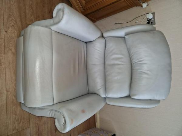 Image 3 of Reclining Chairs in Grey x 2 (Redused)