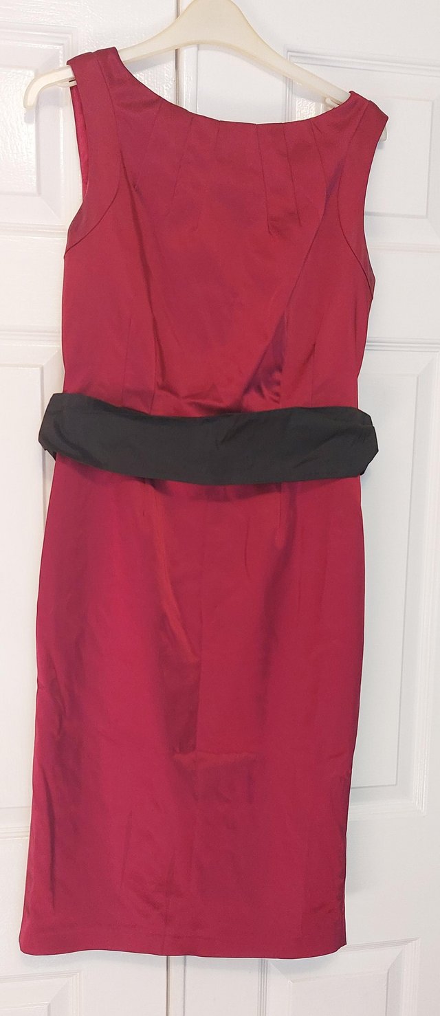 Preview of the first image of Coast pink sleeveless dress size 10.