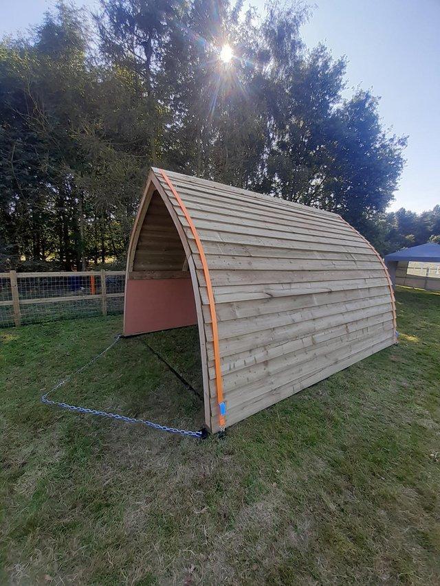 Preview of the first image of Horse field shelter pod made to order.