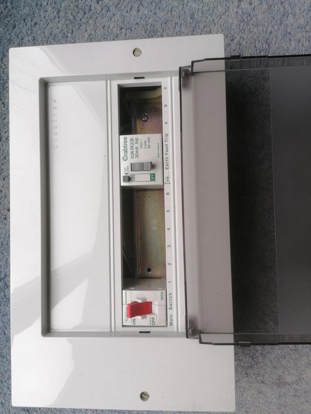 Preview of the first image of Crabtree Consumer Unit 809/2663 F.