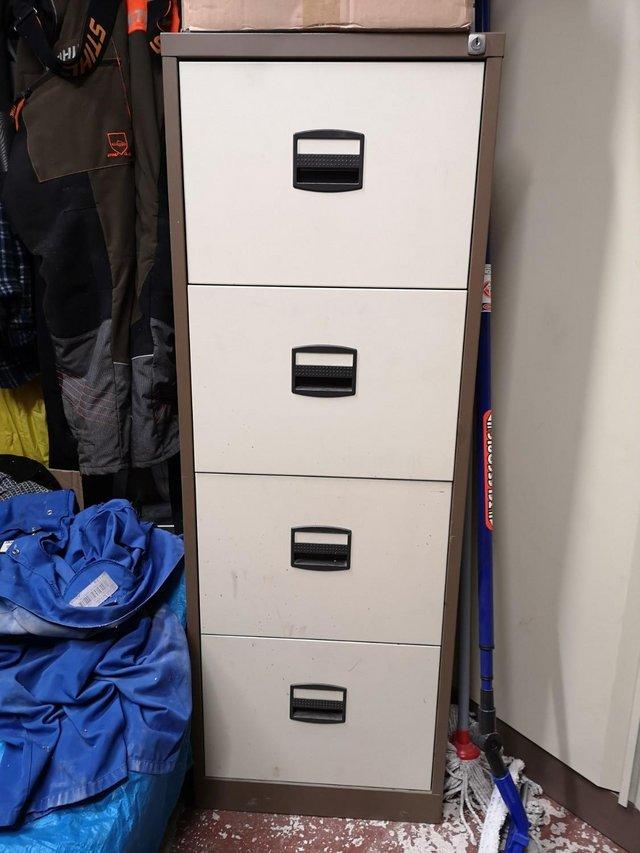 Preview of the first image of Office filling cabinet four drawers.