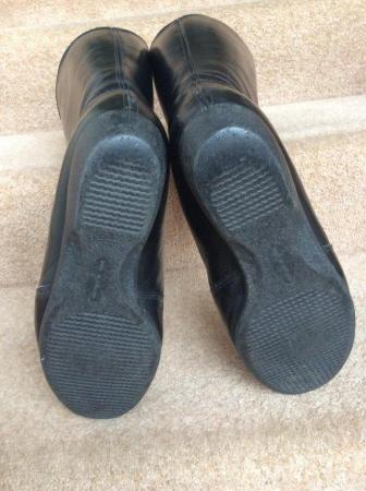 Image 3 of Elmdale  “Diane” Black leather boots 5 1/2