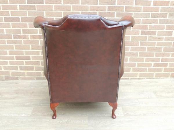 Image 4 of Luxury Queen Anne Chesterfield Wingback Armchair (UK Deliver