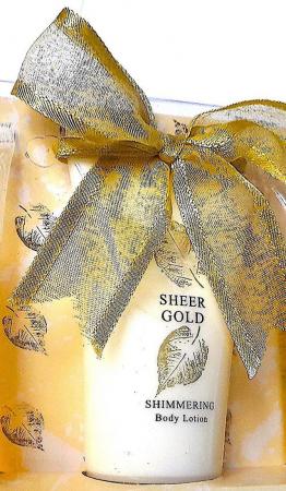 Image 4 of UNUSED GIFT * SHEER GOLD Set of 3 - Wash, Lotion, Essence