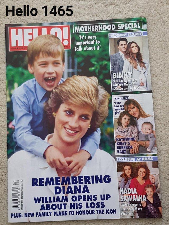 Preview of the first image of Hello Magazine 1465 - Motherhood Special. Remembering Diana.