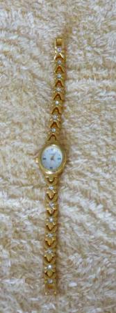 Image 1 of ATTRACTIVE OVAL FACE GOLD DRESS WATCH