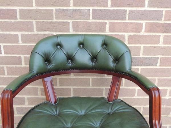 Image 5 of Green Padded Bankers Chair (UK Delivery)