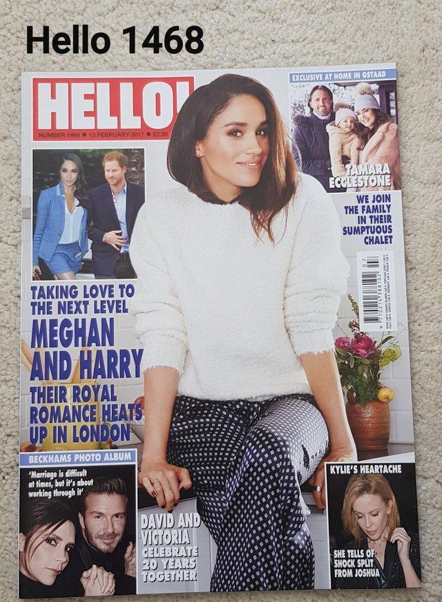 Preview of the first image of Hello Magazine 1468 - Harry & Meghan - Romance in London.
