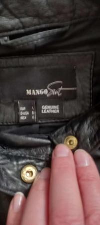 Image 2 of LEATHER Jacket . MANGO brand