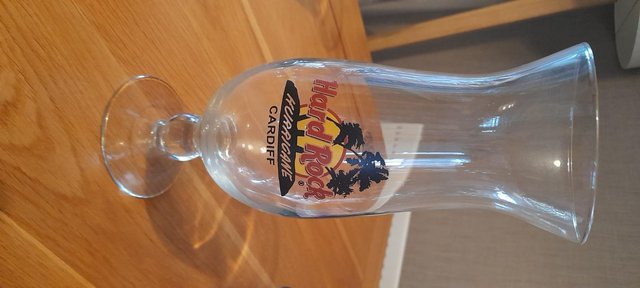 Preview of the first image of Hard Rock Cafe Tall Glasses in perfect condition.