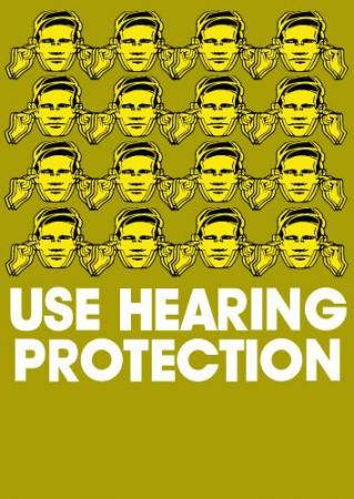 Image 1 of HACIENDA  USE HEARING PROTECTION POSTER