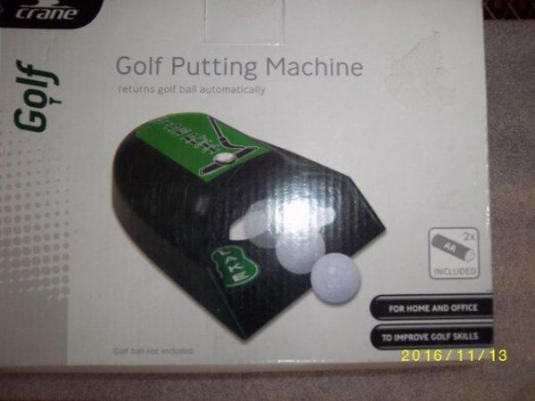 Image 1 of Golf Auto ReturnPutting Machine.