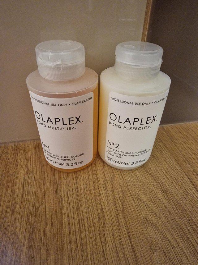 Preview of the first image of Olaplex no1 and no2 100 ml each.