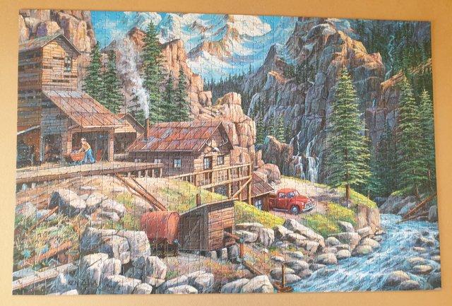 Image 1 of 1000 piece jigsaw called PROSPECTING OLD DIGS  by CORNER PIE
