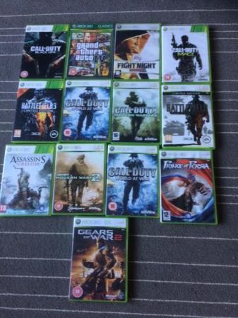 Image 1 of !3 X Box 360  Games selection of titles