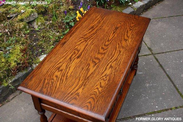 Image 68 of OLD CHARM LIGHT OAK TWO DRAWER COFFEE TABLE TV UNIT STAND