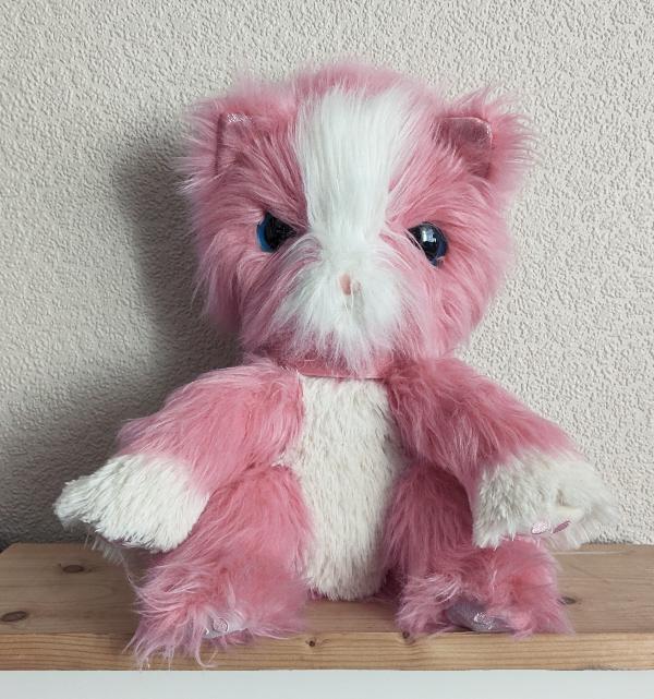 Preview of the first image of Scruff A Luv Pink & White Kitty Cat.