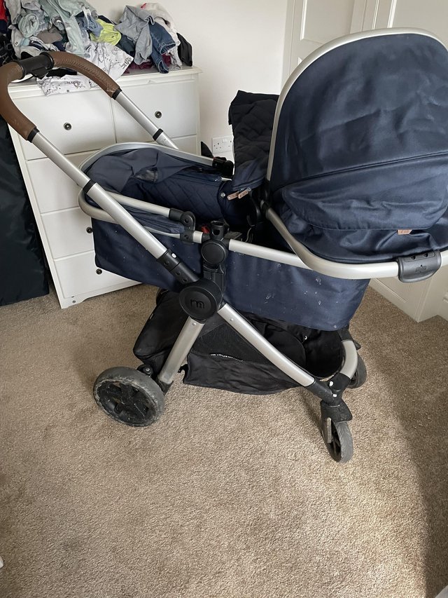 Preview of the first image of Used pram/pushchair for newborn onwards.