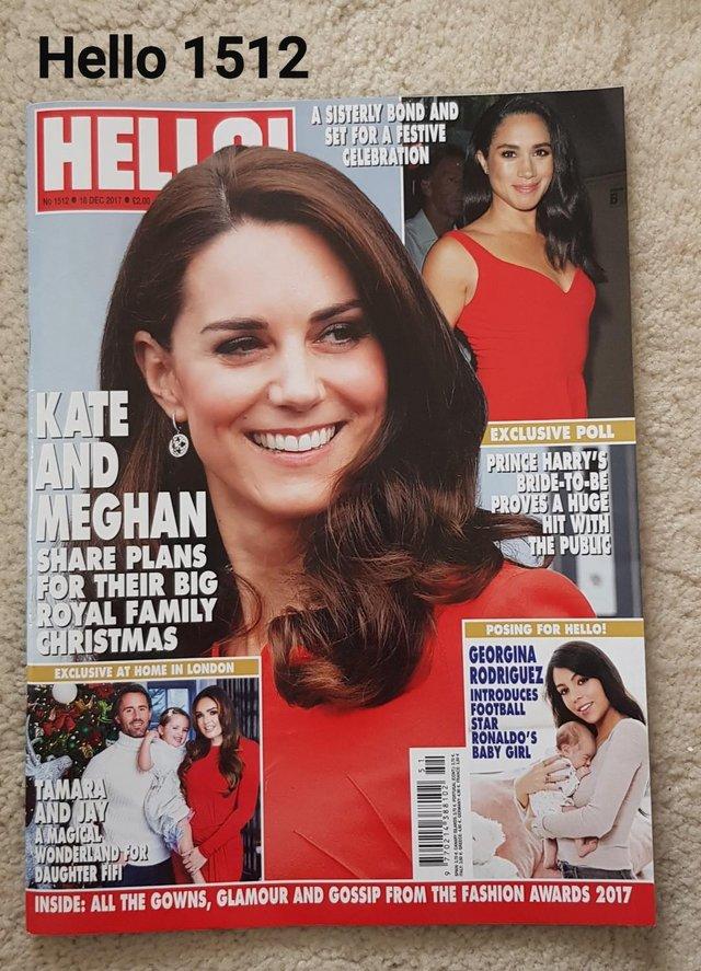 Preview of the first image of Hello Magazine 1512 - Kate & Meghan - Royal Family Christmas.