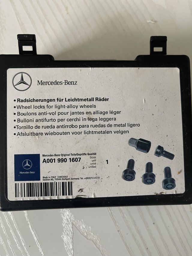 Preview of the first image of Mercedes Benz genuine wheel bolts.