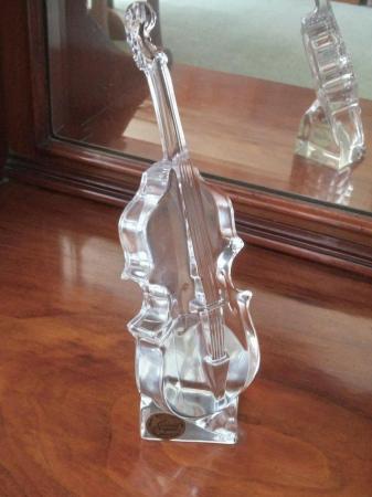 Image 1 of French crystal cut glass Double Bass