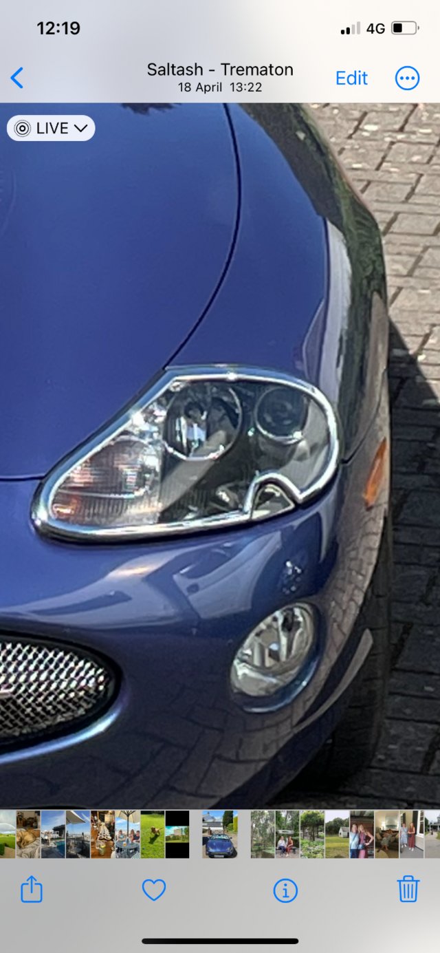 Preview of the first image of Jaguar XK8/XKR L/H Headlamp Lens and Fog Light.