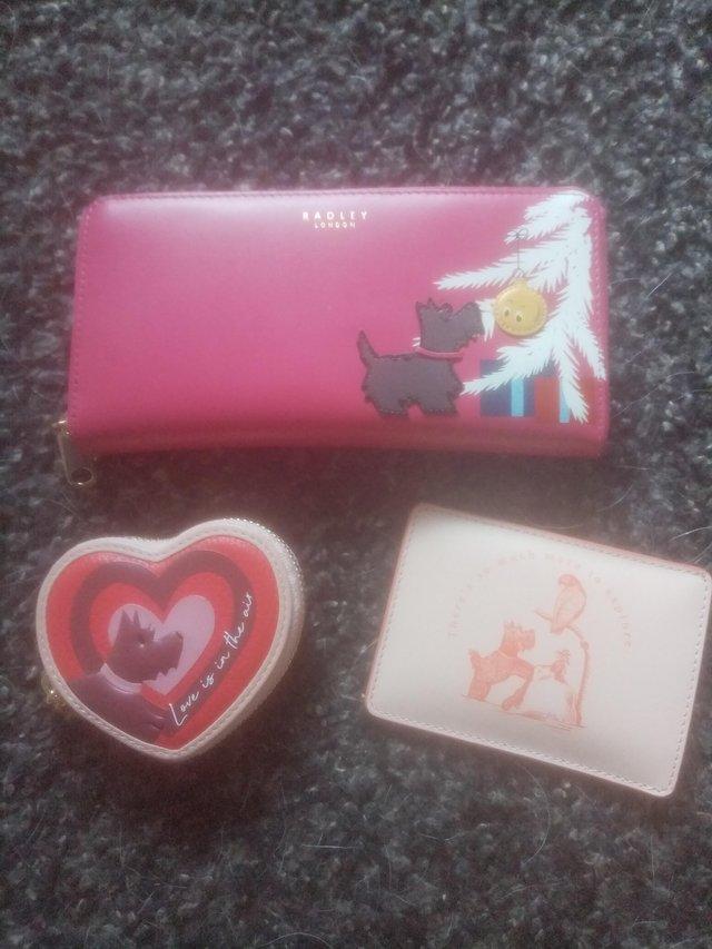 Preview of the first image of Genuine Radley purses and card holder.