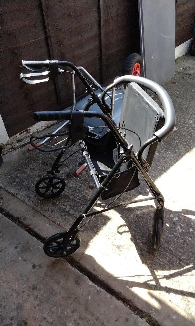 Only used once walking aid with seat — Other in Brentwood