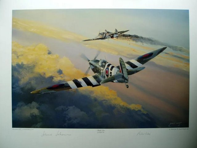 Preview of the first image of BATTLE LINE LIMITED EDITION ART PRINT BY PHILIP WEST.