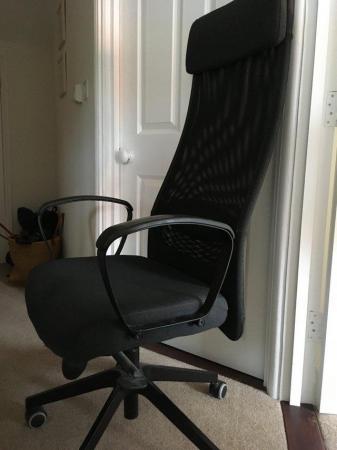 Image 2 of Executive chair with ultra high back
