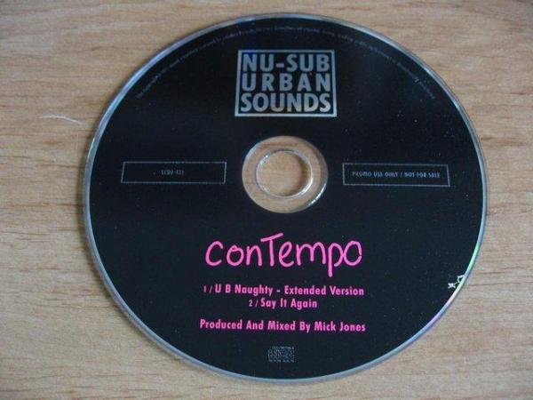Image 2 of Contempo – U B Naughty - CD Promo – Nu Suburban Sounds – LC
