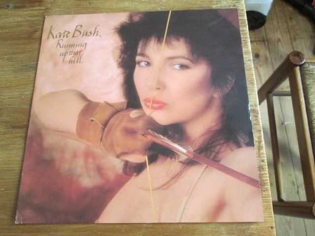 Preview of the first image of Kate Bush Running Up That Hill Rare 12" Vinyl Single.