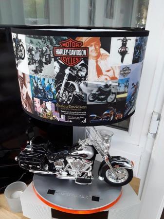 Image 3 of Novelty Harley-Davidson Lamp Heritage Softail