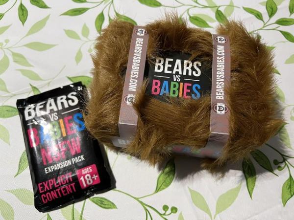 Image 1 of Bears vs Babies Game with Adult Only Expansion set