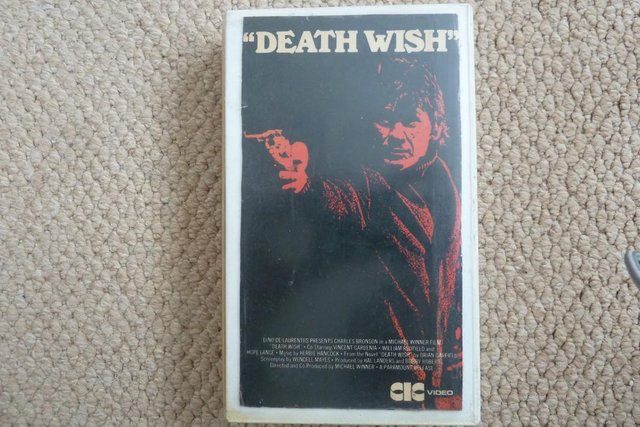 Image 2 of Death Wish 1 (Original Uncertified VHS Movie)