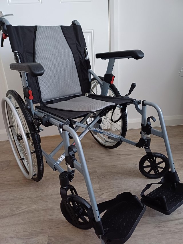 Preview of the first image of Brand New Lightweight Self Propelled Wheelchair.