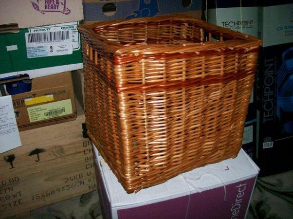 Image 2 of New Wicker Basket suit Magazines, Logs, Wastepaper